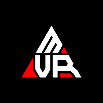 MVR triangle letter logo design with triangle shape. MVR triangle logo design monogram. MVR triangle vector logo template with red color. MVR triangular logo Simple, Elegant, and Luxurious Logo. MVR 
