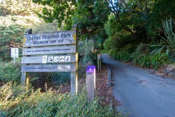 ニュージーランドのウェリントンの観光名所を観光している風景 Wellington, New Zealand Scenes of sightseeing in