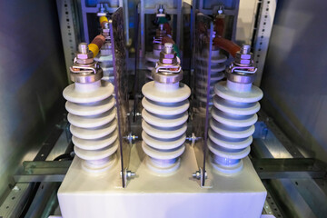 Ceramic current transformers. Spiral transformers. Equipment for generating current close-up....