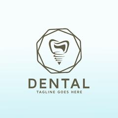 a sophisticated logo for a surgical dental practice