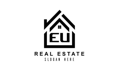 EU real estate house latter logo