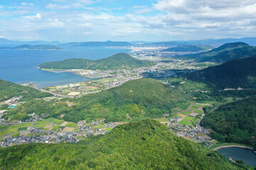 Fototapeta na wymiar 香川県高松市　五色台からの風景
