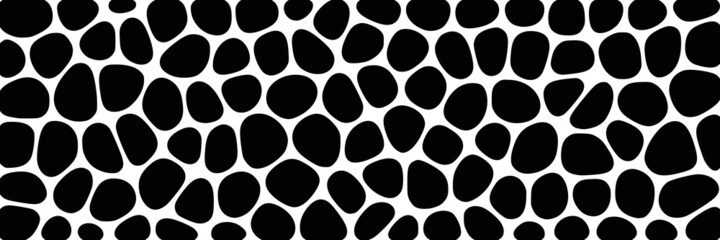 Vector background, banner. Abstract shapes, shades of gray.