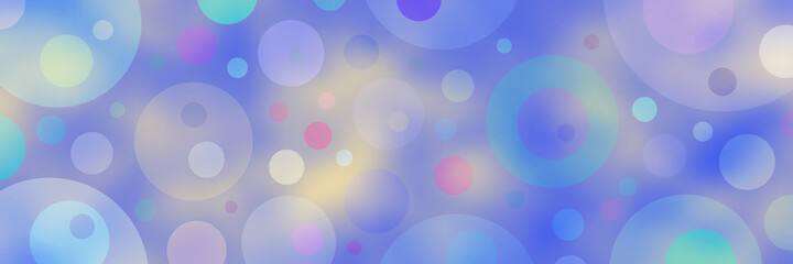 Multicolor vector banner, festive background, bokeh effect