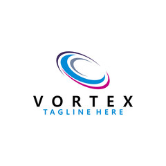 vortex logo icon vector isolated