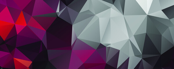 Fototapeta premium Abstract Color Polygon Background Design, Abstract Geometric Origami Style With Gradient
