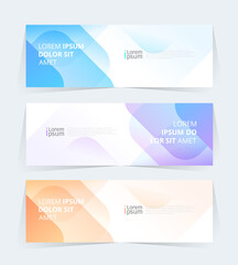 Fototapeta premium Vector abstract graphic design Banner Pattern background web template.