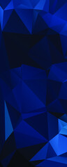 Fototapeta premium Abstract Blue Color Polygon Background Design, Abstract Geometric Origami Style With Gradient