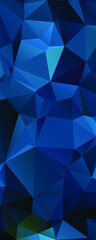 Obraz premium Abstract Blue Color Polygon Background Design, Abstract Geometric Origami Style With Gradient
