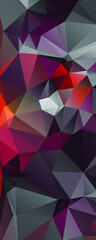 Abstract Color Polygon Background Design, Abstract Geometric Origami Style With Gradient