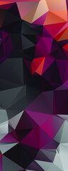 Abstract Color Polygon Background Design, Abstract Geometric Origami Style With Gradient
