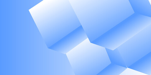 Abstract cube pattern, blue background made of chaotic cubes. 3d rendering of realistic cube backgrounds or wallpapers