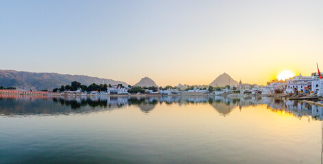 The Oasis of Pushkar in the State of Rajasthan, India