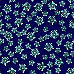seamless pattern with snowflakes