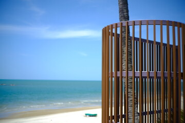 Top Sea View on Khanom Beach in Thailand