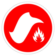 Fototapeta premium Fire Blanket Symbol Sign, Vector Illustration, Isolate On White Background Label. EPS10