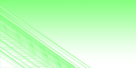 Abstract green background vector with lines