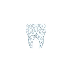 Dental Care Creative icon Concept Logo Design Template