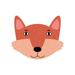 Fox head illustration