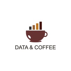 coffee drink icon logo symbol and beverage company sales file data.
