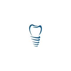 Dental Care Creative icon Concept Logo Design Template