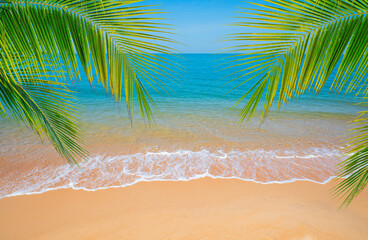 Beautiful sandy beaches, tropical towns and palm trees.