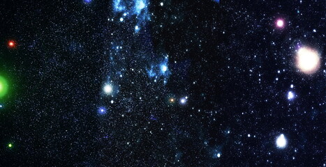 Galaxy outer space sky night universe black starry background of starfield , Infinite space...