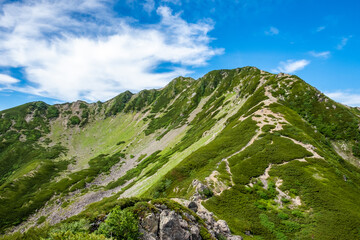 目を見張る素晴らしい山