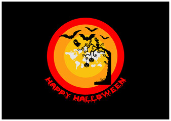 Happy Halloween Logo and Icon Design Template5