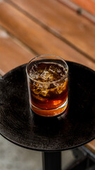 whiskey and ice