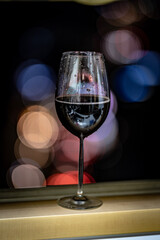 glass of red wine