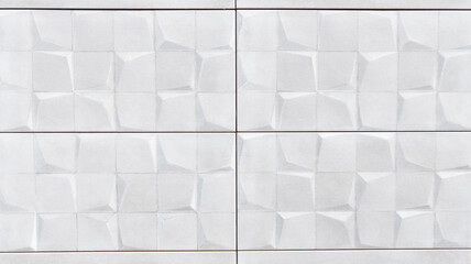 white tiles seamless patchwork pattern as background