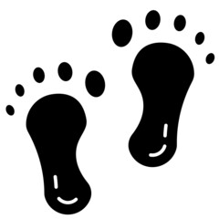 footprint solid icon