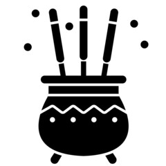 incense solid icon