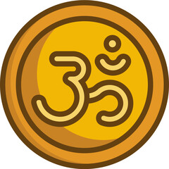 Obraz premium om Two Tone icon