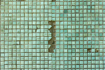 Old mosaic pattern wall bacground