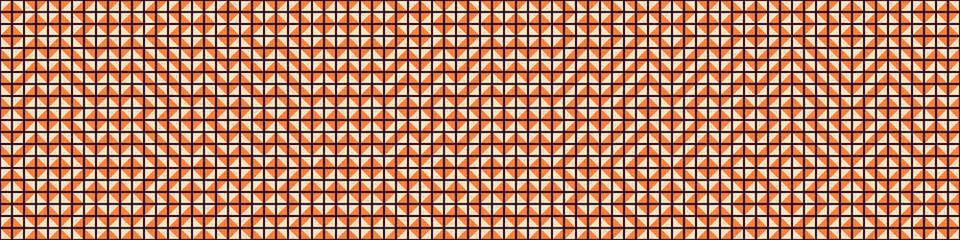 Abstract Geometric Pattern generative computational art illustration