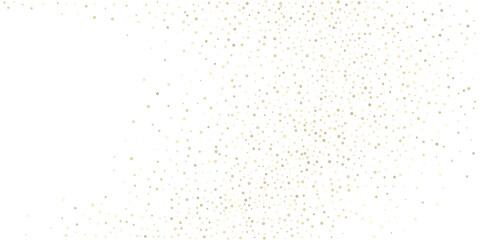 Gold Glitter Stars. Luxury Shiny Confetti.