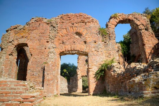 Remains of a house dating back to the Roman Empire