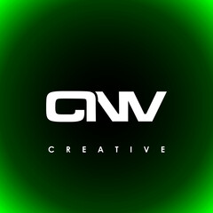 CNV Letter Initial Logo Design Template Vector Illustration