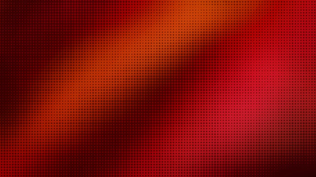 halftone gradient pattern graphic background. black dotted on blurred red gradient background. pop Art red halftone, comics Background.