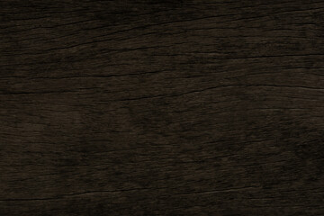 Dark brown wood has an uneven and rough surface nature for texture and background