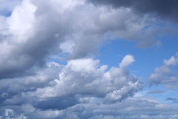 Obraz premium blue sky with clouds