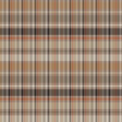 Brown Asymmetric Plaid textured Seamless Pattern