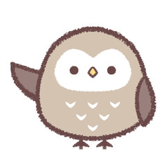 案内するフクロウ