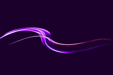 Abstract Flame Wave Smoke Background