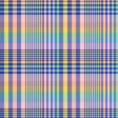 Rainbow Pastel Plaid textured Seamless Pattern