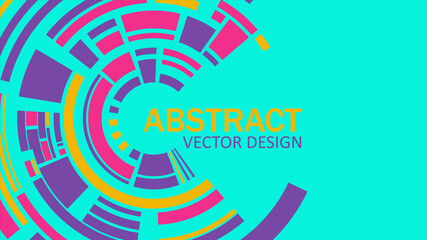 Abstract technology concept background. Vector illustration