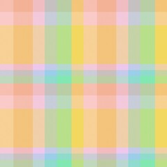 Rainbow Pastel Plaid textured Seamless Pattern