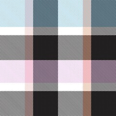 Rainbow Pastel Plaid textured Seamless Pattern